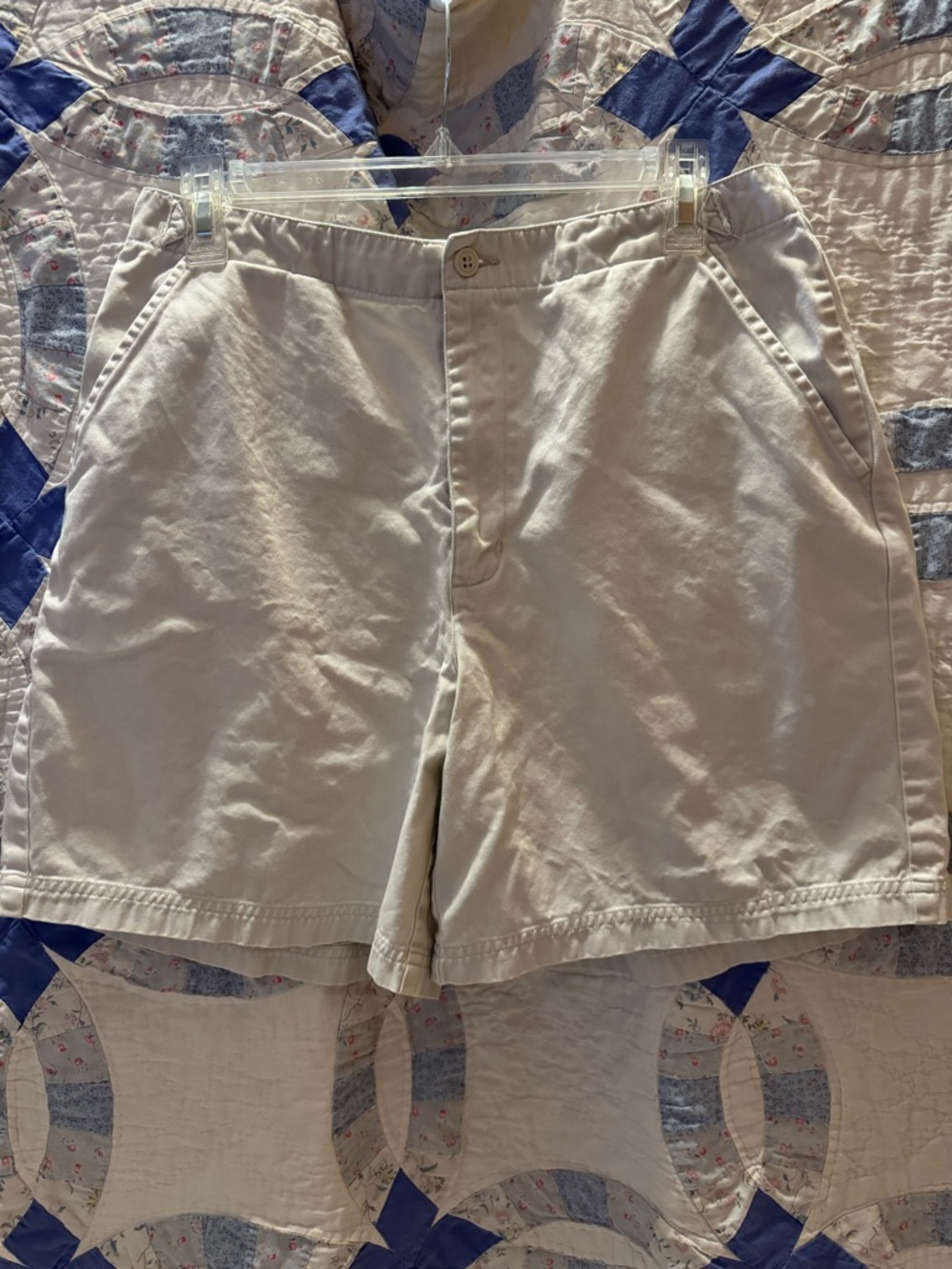 Women’s Casual Beige Cotton Shorts